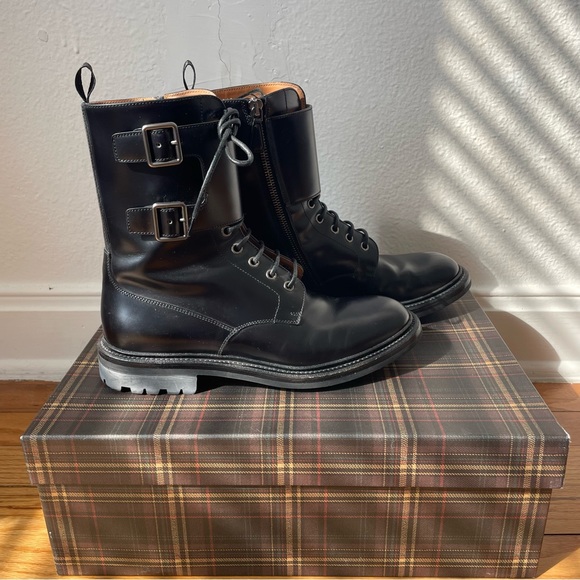 Church’s Carly Glossed-Leather Ankle Boots - Picture 3 of 7